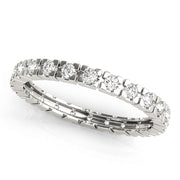 14K White Gold 3/8 ct tw Diamond Wedding Ring