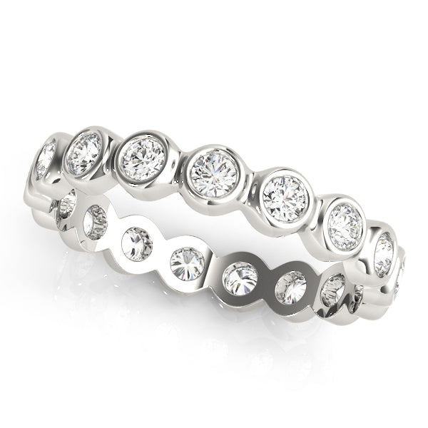 18K White Gold 5/8 ct tw Diamond Wedding Ring