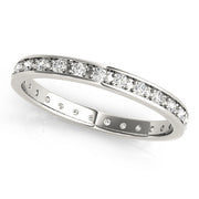 18K White Gold 1/4 ct tw Diamond Wedding Ring