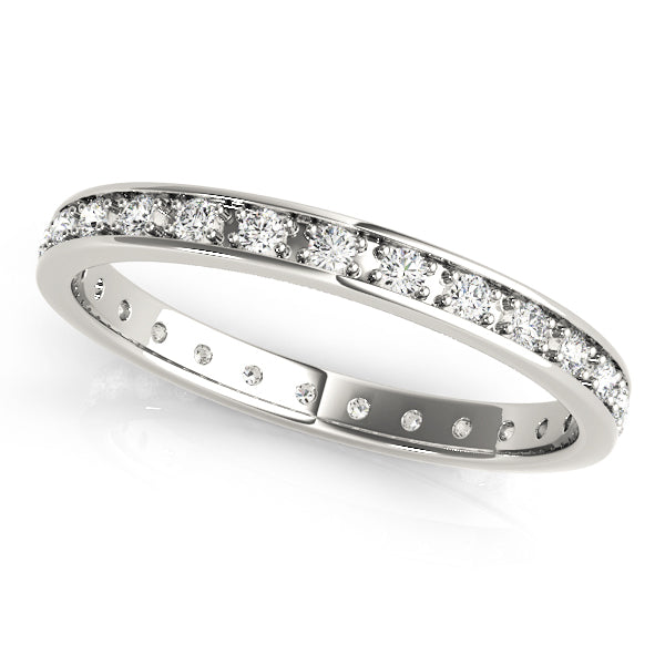 18K White Gold 1/4 ct tw Diamond Wedding Ring