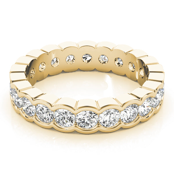 14K Yellow Gold 7/8 ct tw Diamond Wedding Ring