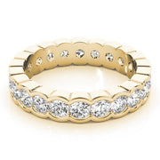 14K Yellow Gold 7/8 ct tw Diamond Wedding Ring
