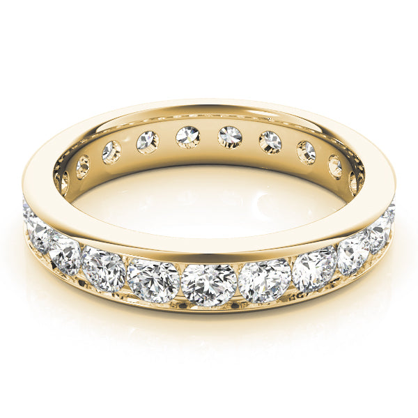 18K Yellow Gold 7/8 ct tw Diamond Wedding Ring