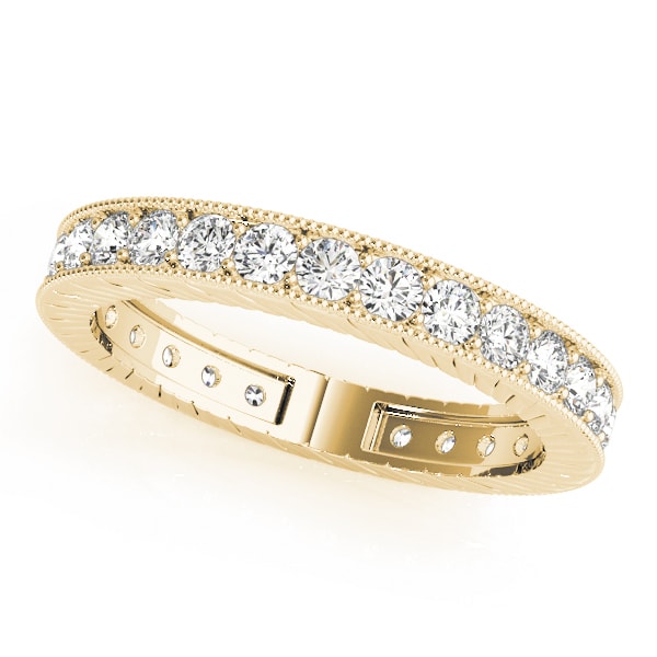 14K Yellow Gold 3/8 ct tw Diamond Wedding Ring
