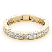 18K Yellow Gold 3/8 ct tw Diamond Wedding Ring