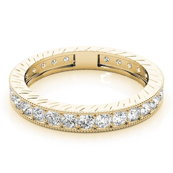 14K Yellow Gold 3/8 ct tw Diamond Wedding Ring