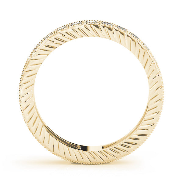 14K Yellow Gold 3/8 ct tw Diamond Wedding Ring