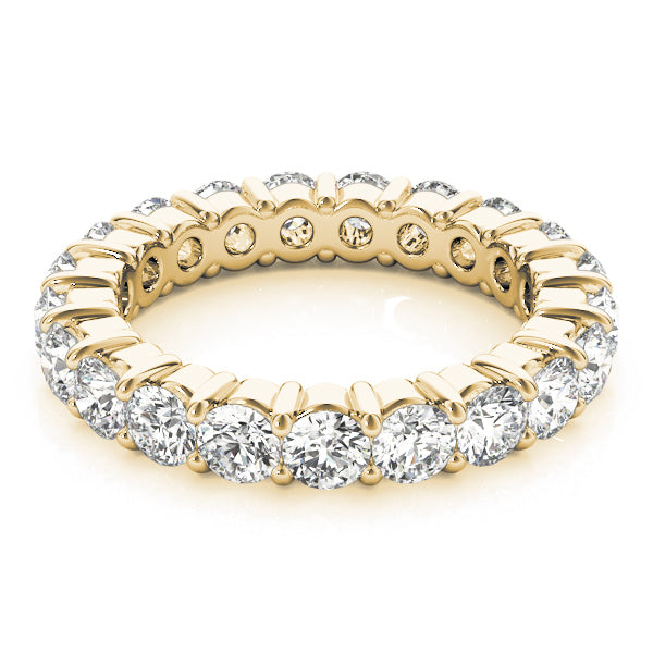 14K Yellow Gold 3 ct tw Diamond Wedding Ring