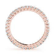 18K Rose Gold 7/8 ct tw Diamond Wedding Ring