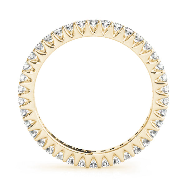 14K Yellow Gold 7/8 ct tw Diamond Wedding Ring