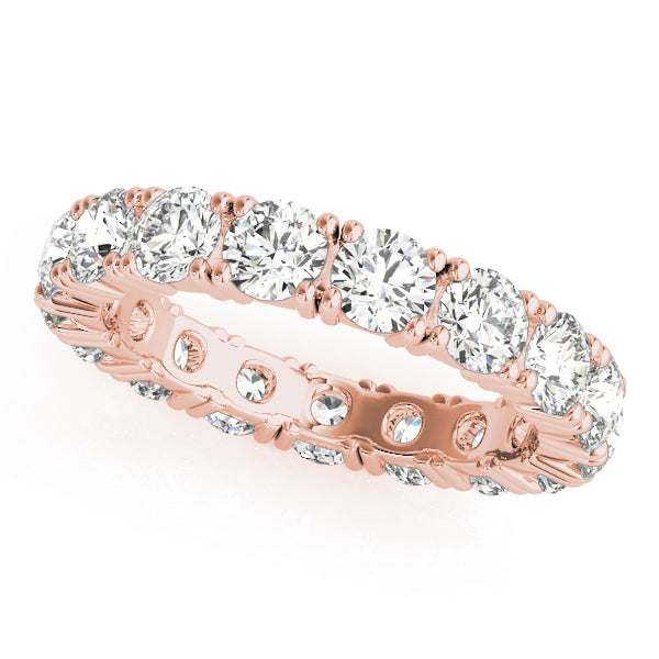 18K Rose Gold 2 3/8 ct tw Diamond Wedding Ring