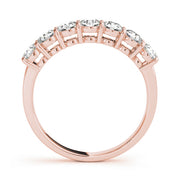 14K Rose Gold 1 ct tw Diamond Wedding Ring