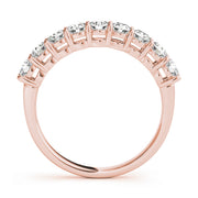 14K Rose Gold 1 ct tw Diamond Wedding Ring