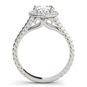 Halo Diamond Engagement Ring