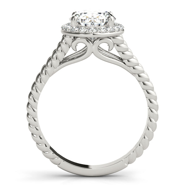 Halo Diamond Engagement Ring