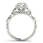 Halo Diamond Engagement Ring