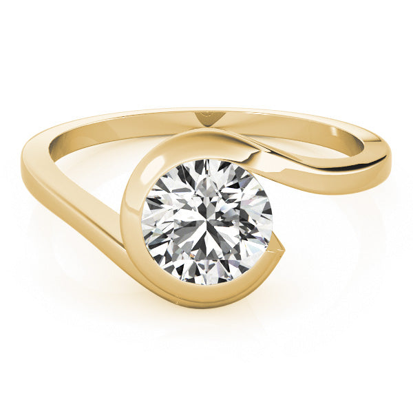 18K Yellow Gold 1/2 ct tw Solitaire Diamond Engagement Ring