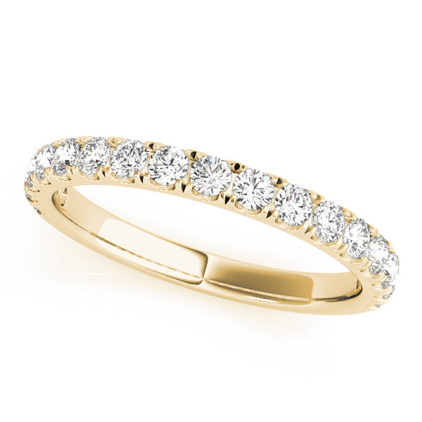 18K Yellow Gold 1 ct tw Diamond Wedding Ring