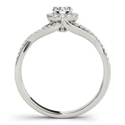 Halo Diamond Engagement Ring