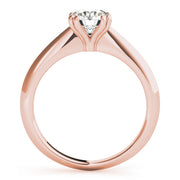 18K Rose Gold 1 ct tw Solitaire Diamond Engagement Ring