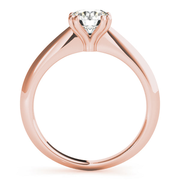 18K Rose Gold 1 ct tw Solitaire Diamond Engagement Ring
