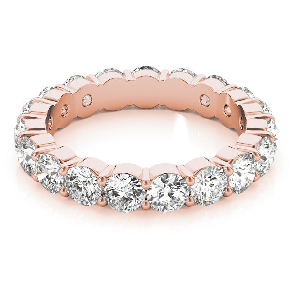 14K Rose Gold 1/2 ct tw Diamond Wedding Ring