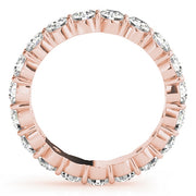 18K Rose Gold 1/2 ct tw Diamond Wedding Ring