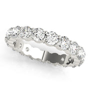 18K White Gold 1/2 ct tw Diamond Wedding Ring