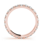18K Rose Gold 1/2 ct tw Diamond Wedding Ring