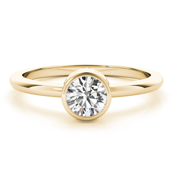 14K Yellow Gold 1/2 ct tw Solitaire Diamond Engagement Ring
