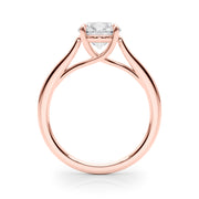 14K Rose Gold 1 1/2 ct tw Solitaire Diamond Engagement Ring