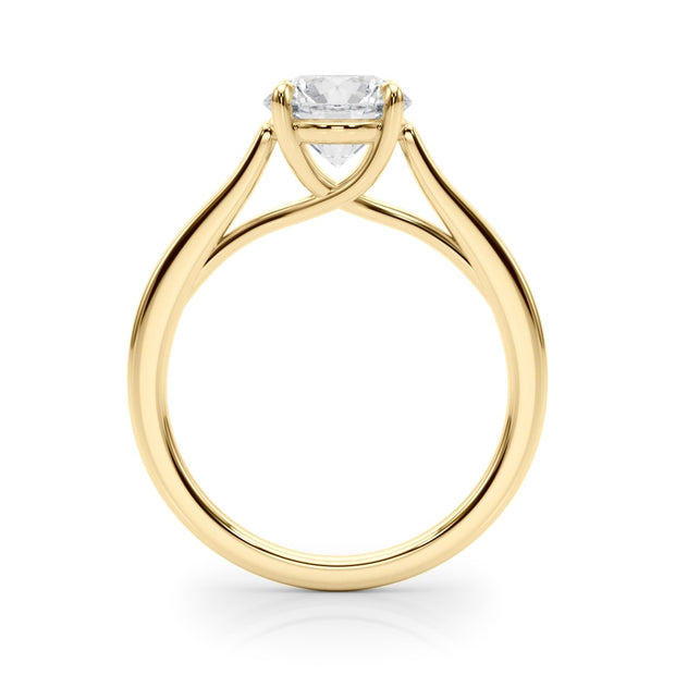 14K Yellow Gold 1 1/2 ct tw Solitaire Diamond Engagement Ring