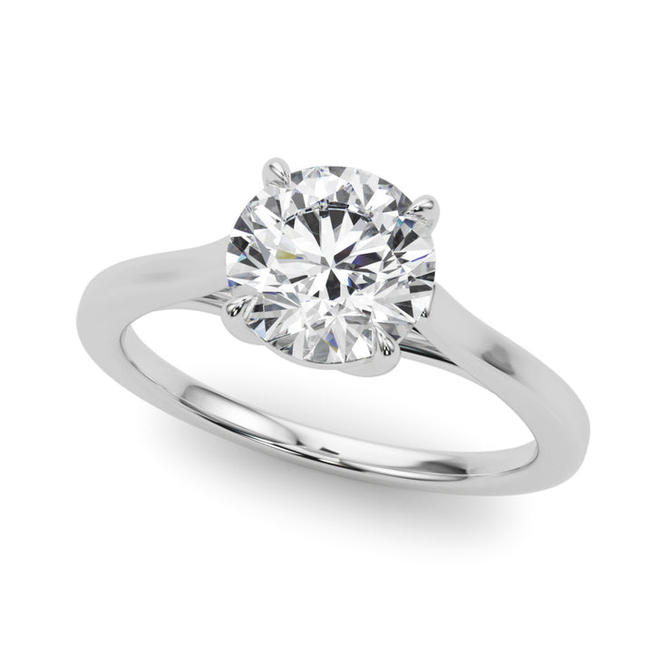 Platinum 1 1/2 ct tw Solitaire Diamond Engagement Ring