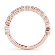 14K Rose Gold 1 ct tw Diamond Wedding Ring