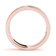 14K Rose Gold 1 ct tw Diamond Wedding Ring