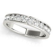 18K White Gold 1 ct tw Diamond Wedding Ring