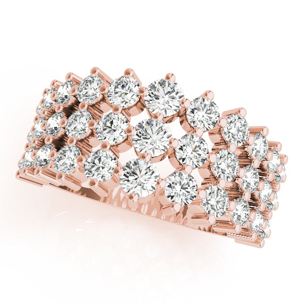 14K Rose Gold 1 7/8 ct tw Fashion Diamond Ring