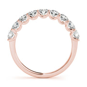 14K Rose Gold 1 ct tw Diamond Wedding Ring