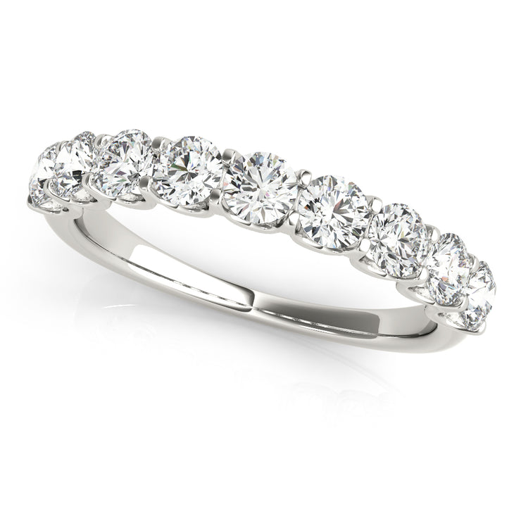18K White Gold 1 ct tw Diamond Wedding Ring