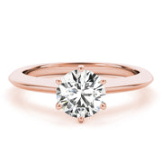 14K Rose Gold 1 ct tw Solitaire Diamond Engagement Ring