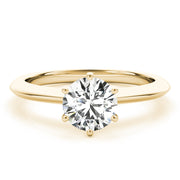 14K Yellow Gold 1 ct tw Solitaire Diamond Engagement Ring