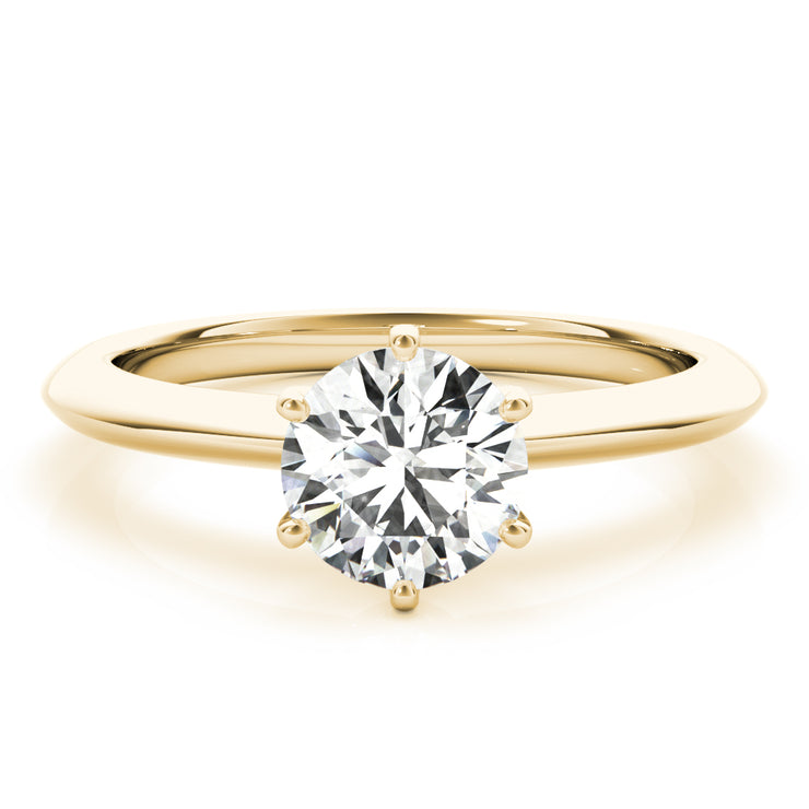 14K Yellow Gold 1 ct tw Solitaire Diamond Engagement Ring
