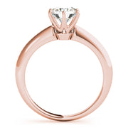 18K Rose Gold 1 ct tw Solitaire Diamond Engagement Ring