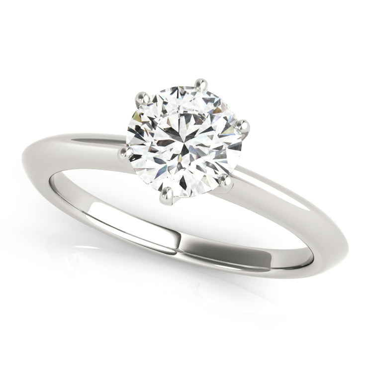 Platinum 1 ct tw Solitaire Diamond Engagement Ring