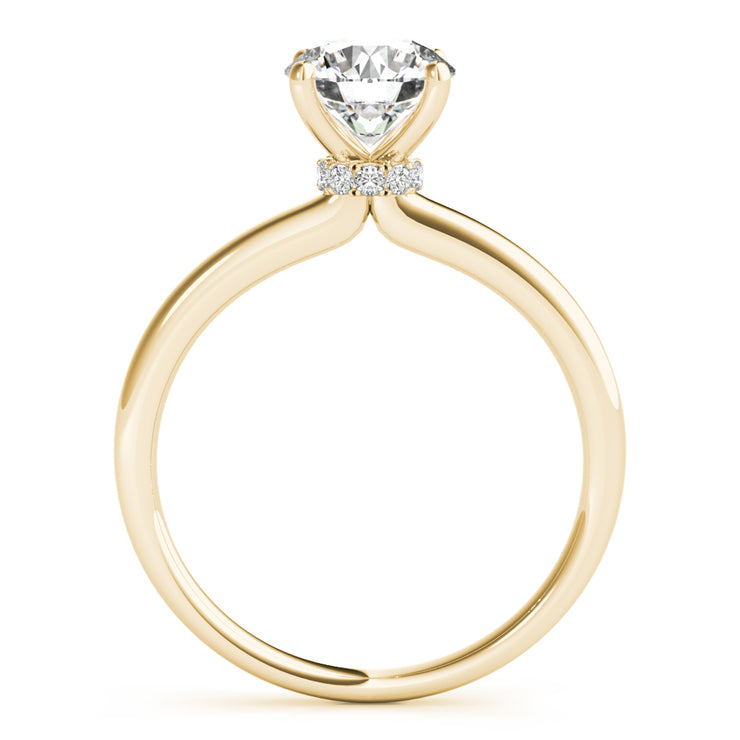 18K Yellow Gold 1 ct tw Solitaire Diamond Engagement Ring