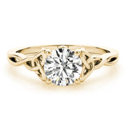 18K Yellow Gold 1/2 ct tw Solitaire Diamond Engagement Ring