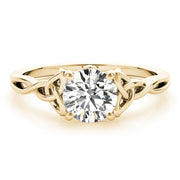 18K Yellow Gold 1/2 ct tw Solitaire Diamond Engagement Ring