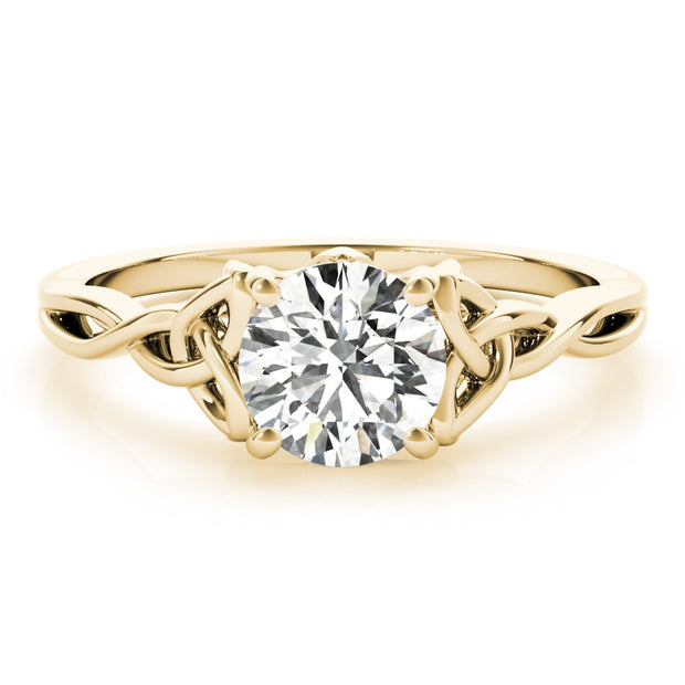 18K Yellow Gold 1/2 ct tw Solitaire Diamond Engagement Ring