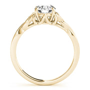 14K Yellow Gold 1/2 ct tw Solitaire Diamond Engagement Ring
