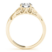 18K Yellow Gold 1/2 ct tw Solitaire Diamond Engagement Ring